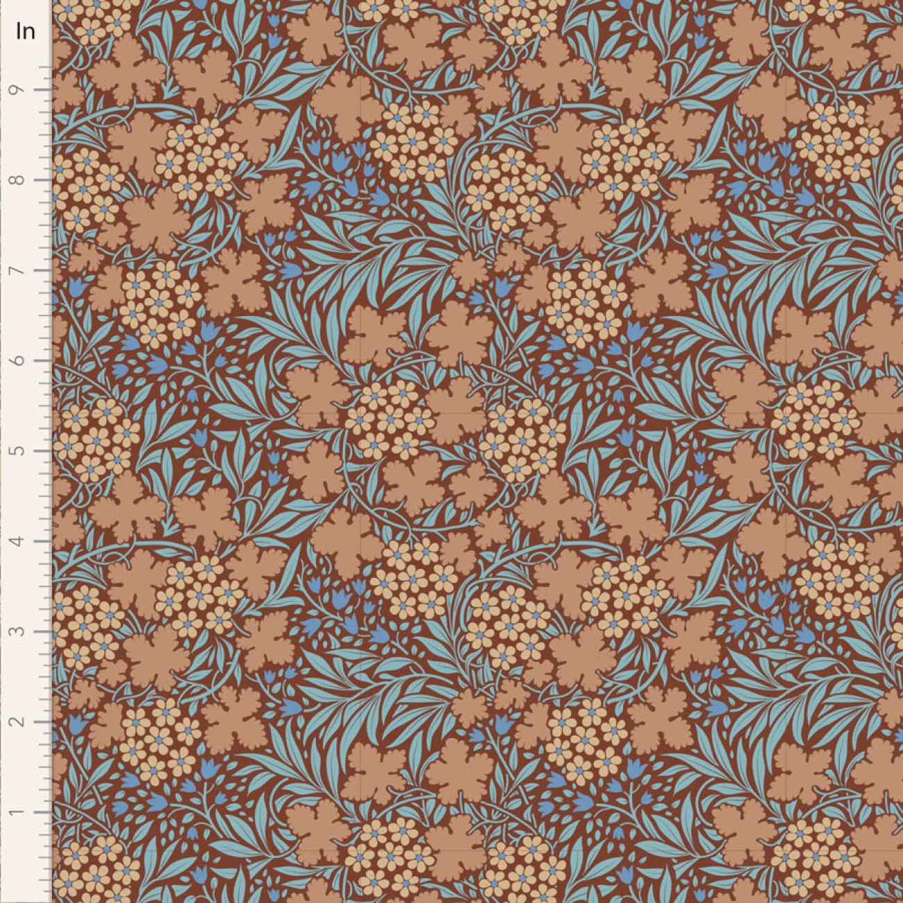 Tilda Patchwork Stoff Baumwolle - Hibernation - Autumnbloom-Hazel